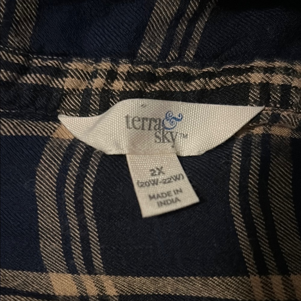 Terra & Sky Plaid Shirt